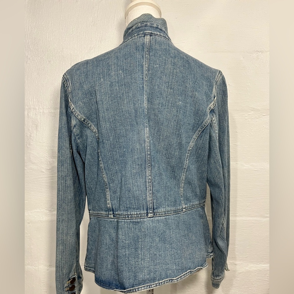 J.JILL  DETAILED JEAN JACKET (a253) - Picture 7 of 14